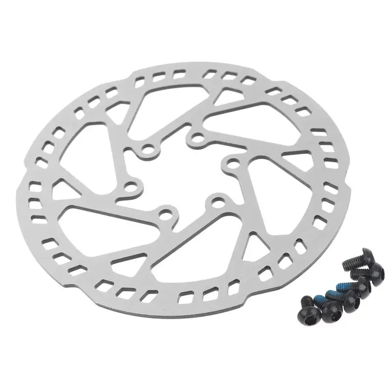 Electric Scooter Disc Brake Rotor 140mm 6 Holes Fast Heat Dissipation Durable Replacement Part for E-Scooter Maintenance