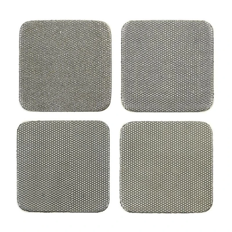 

652F 4Pieces Handheld Sanding Pads Set with Grits 60/100/200/400 for DIYer Enthusiasts and Craftsmen Home Renovation Projects