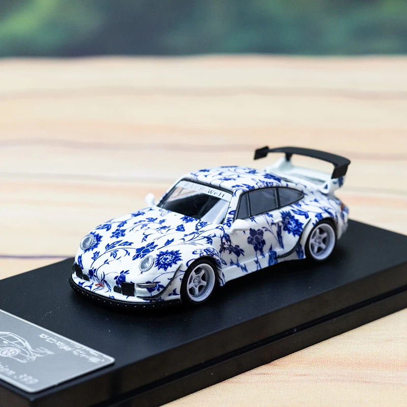 Flame 1:64 Luminous RWB 993 964 911 car model