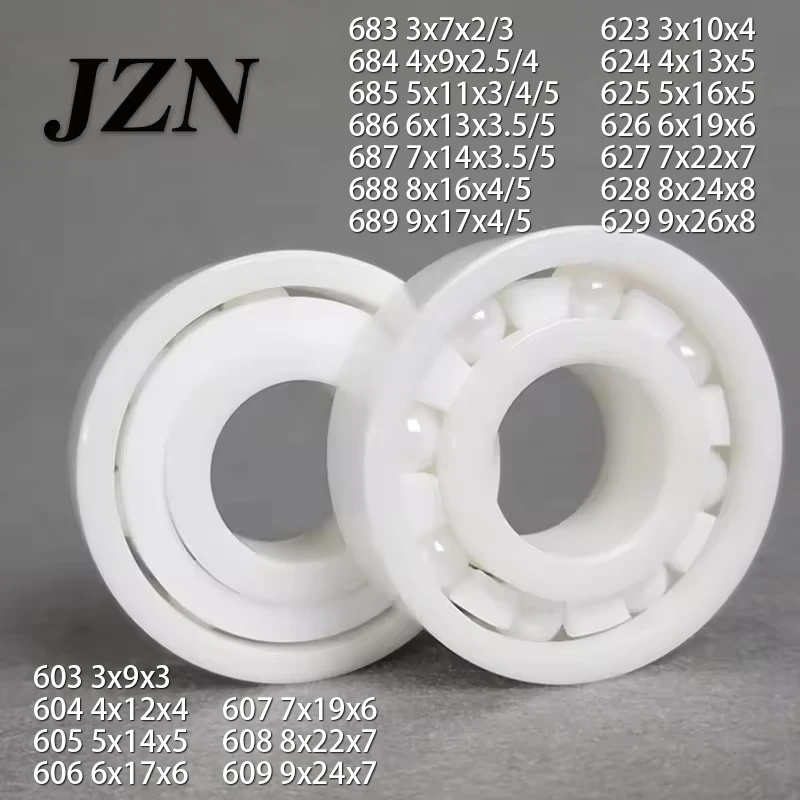 1/5/10PCS 683 684 685 686 687 688 689 623 624 625 626 627 628 629 Full ZrO2 Ceramic Ball Bearing Zirconia Bearing Good Quality