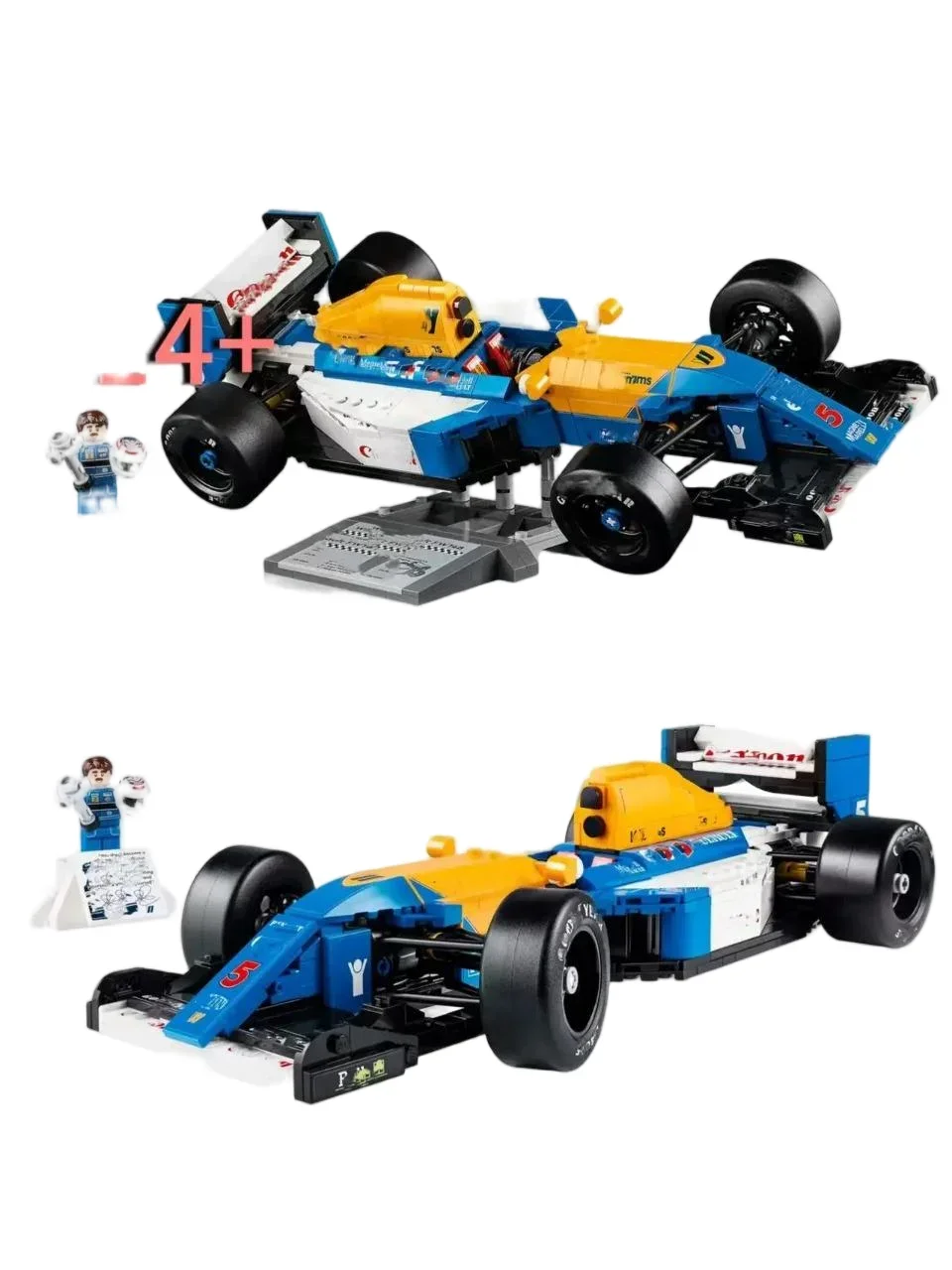 

Disney Creative Mechanical Building Set 10353 Race Car Model Assembly Kit Construction Toy Party Favor Gift For Home Decoration