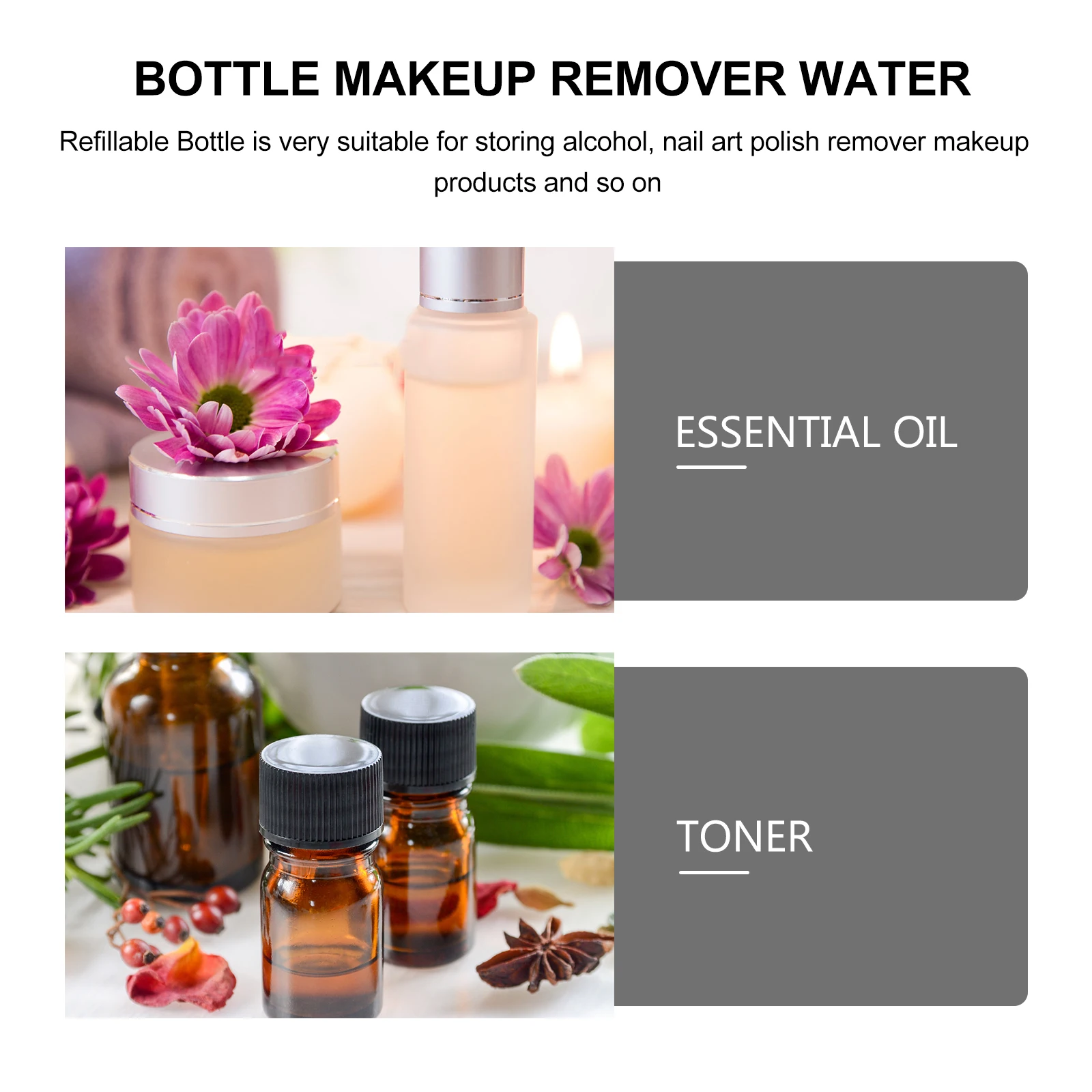 

Бутылка с насосом для снятия лака для ногтей, многоразовая, 200 мл, герметичный компактный дозатор жидкости, средство для снятия макияжа, дорожный контейнер для хранения насоса