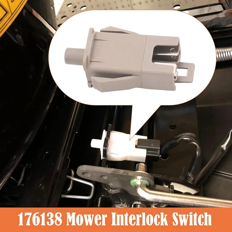 DT16 Lawn Mower for Seat Safety Switch 925-3164A, Interlock Switch for Toro Cub Cadet MTD, 153664 176138
