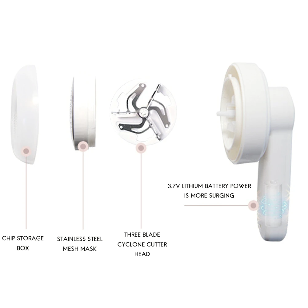 Electric Lint Remover Wireless Rechargeable Fuzz Shavers Clothes Sweater Fabric Shaver Pill Remover Lint