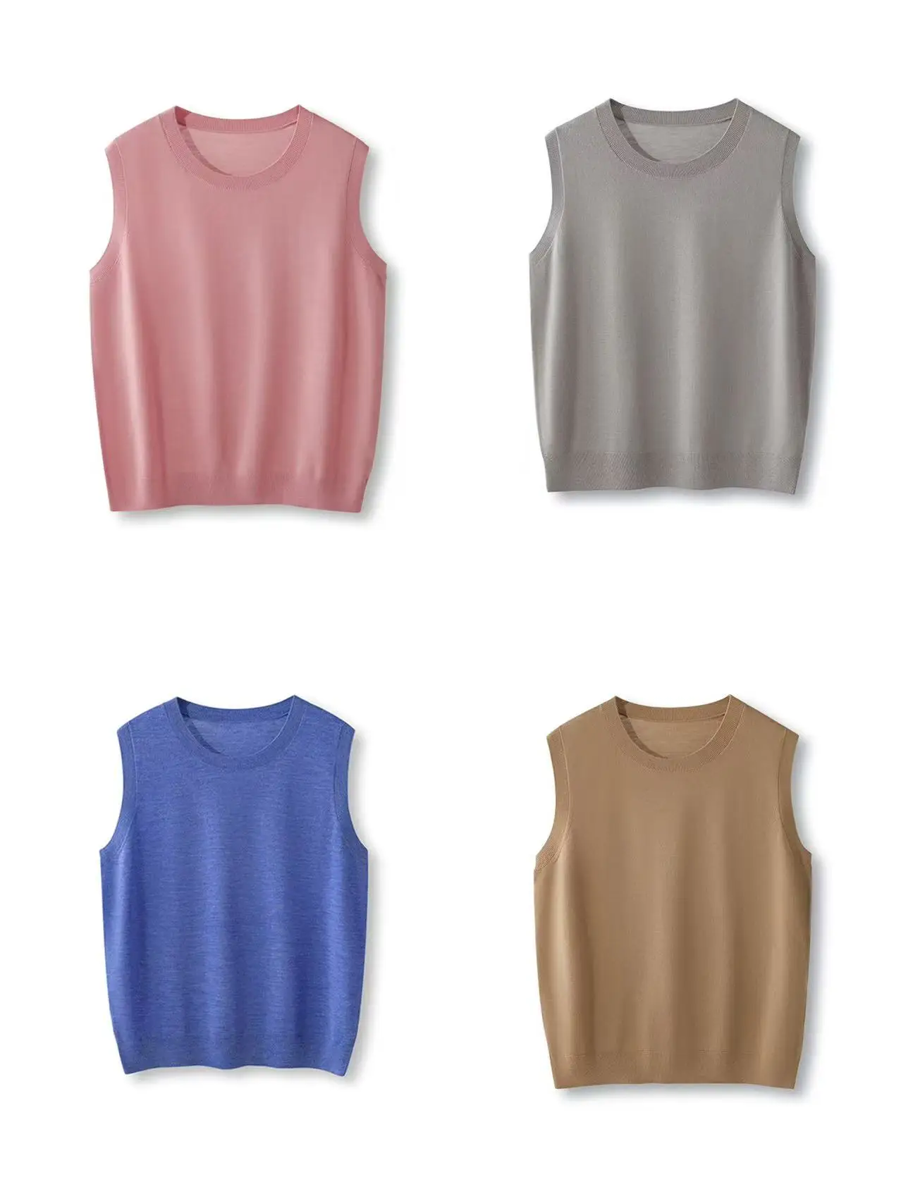 

Новый трикотажный жилет из 100% мериносовой шерсти, круглое переплетение, универсальный базовый слой для ношения под одеждой