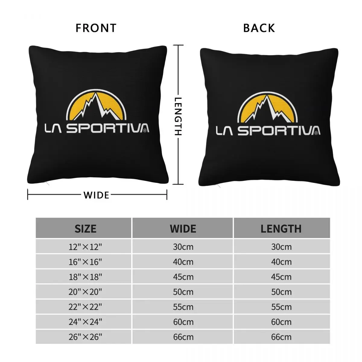 La Sportiva Merch Pillowcase Cushion Comfort Throw Pillow Sofa Decorative Cushions Used for Home Bedroom Living Room