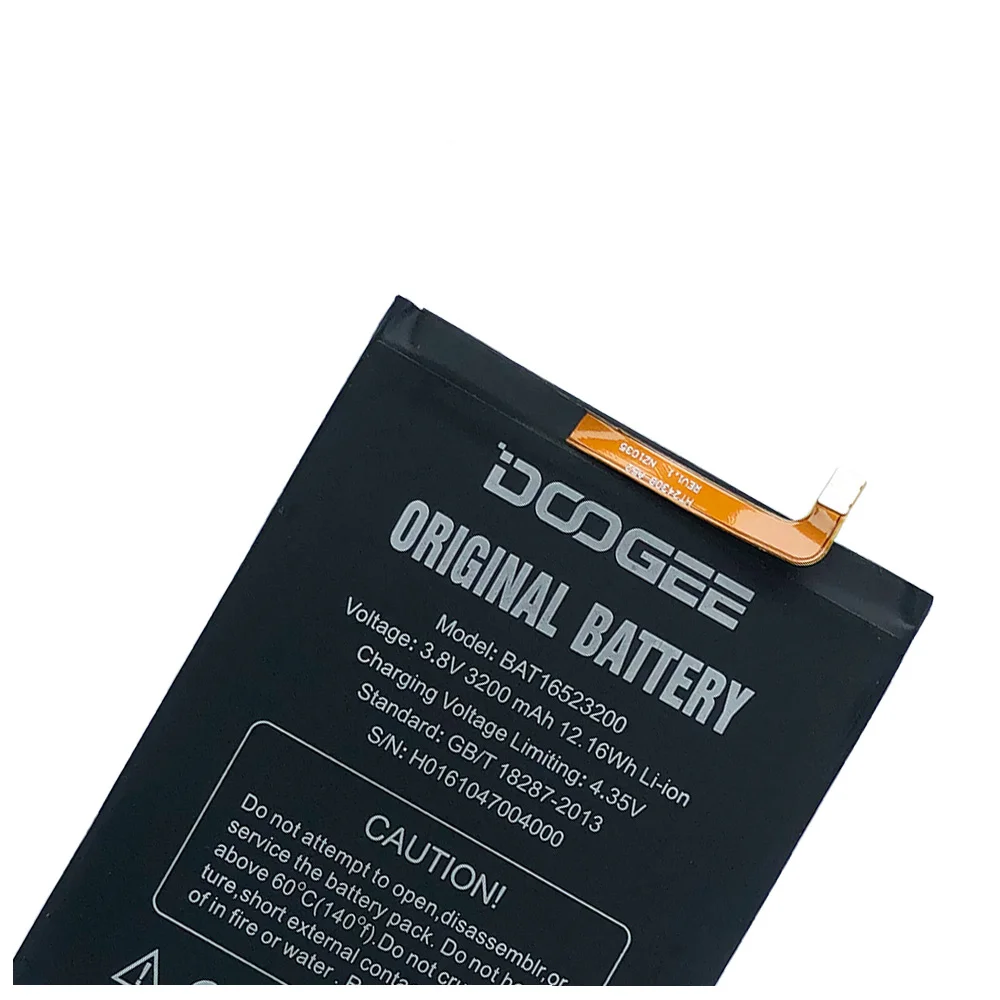 Original Replacement Battery For BAT16523200 MTK6750 Replacement 3600mAh Parts battery for DOOGEE Y6 Y6C Y6 Piano Smart Phone