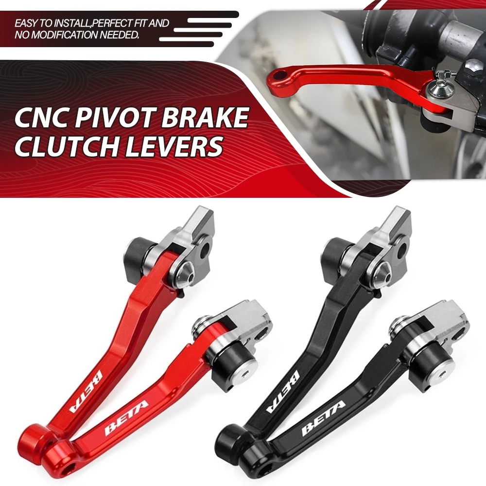 

FOR BETA RR 250 300 350 390 400 430 450 480 498 2T 4T 2013 2014 2015 -2020 2021 2022 Pivot CNC Brake Clutch Levers Handle Lever