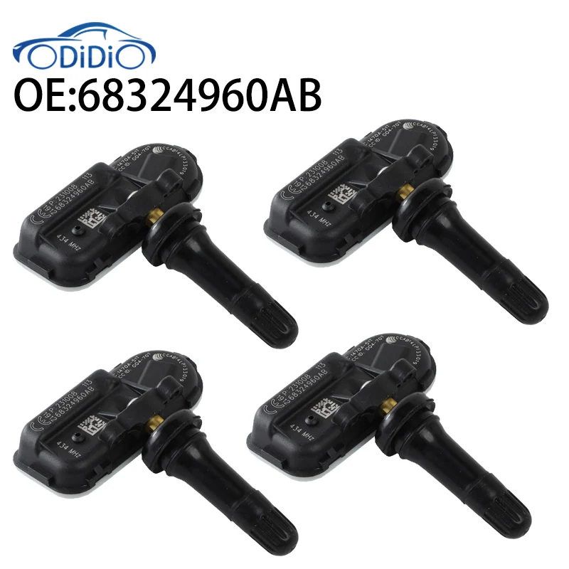 68324960 АБ 68324960 Автомобильный датчик давления в шинах AA TPMS 434 МГц для Jeep Cherokee KL 2.0L 2.4L 3.2L RAM 1500 2500 3500 2014-2020