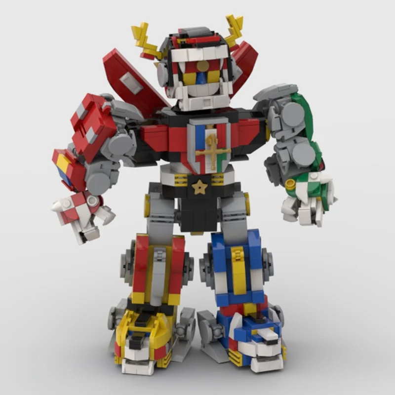 1020 pz MOC 9 Voltron Modello Building Blocks Architettura Assemblare FAI DA TE Idea Creativa Giocattoli Educazione Regali Di Natale Mattoni Per Bambini