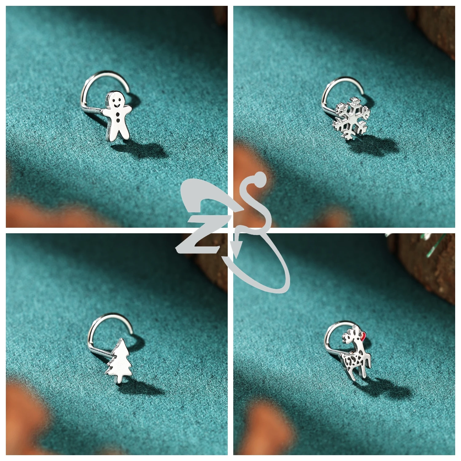 ZS 1 Piece Christmas Serie 20G - Zs Body Jewelry 评论和价格
