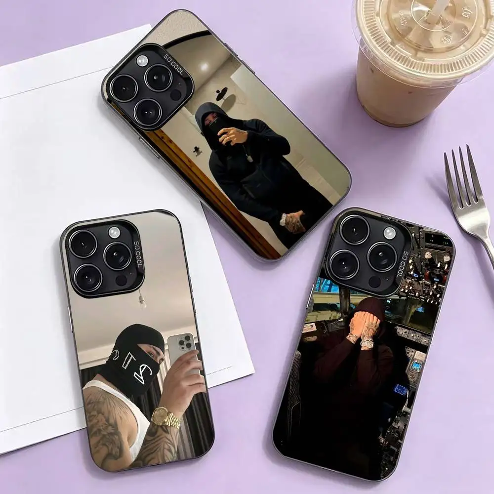R-Rapper Roa  Phone Case For iPhone 17,16,15,14,13,12,11 Plus,Pro Max,XS,Colorful Silver Phone case Funda Cover