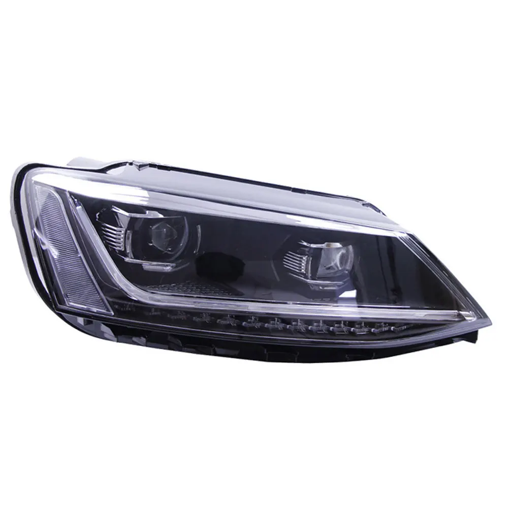 Headlight For VW Jetta MK6 2012-2018 Car Automotive supplies LED DRL Hella Xenon Lens Hella Hid H7 Jetta Car Accessories