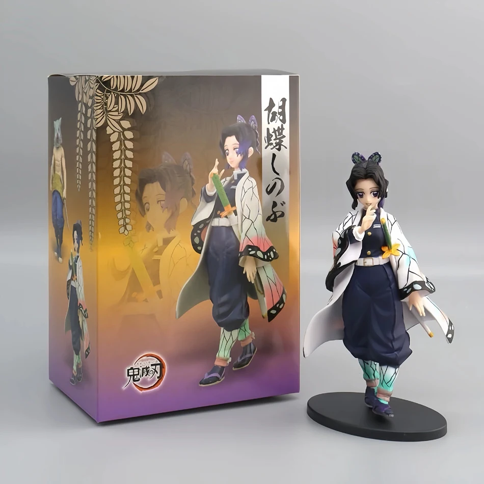 15cm Anime Demon Slayer Figur Puppe Spielzeug Nezuko Tanjirou Zenitsu Inosuke Kyoujurou Shinobu Giyuu Qposket Modell Spielzeug Geschenk – Detail 8