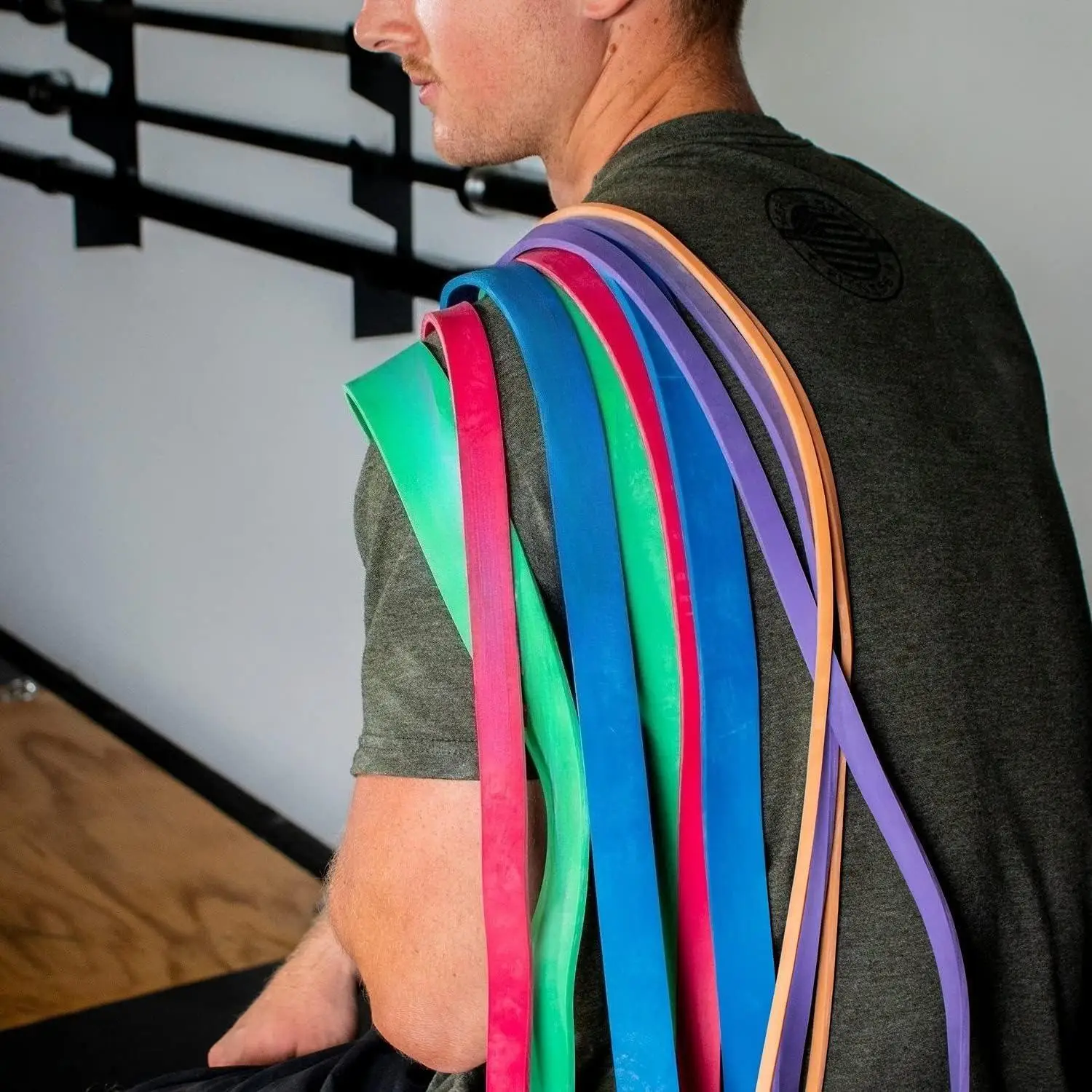 أربطة تدريب مقاومة مقاس 32 بوصة (أربطة تدريب بنظام حزام التمرين المحمول - رائعة للأشخاص أقل من 5 إلى 10 بوصة)