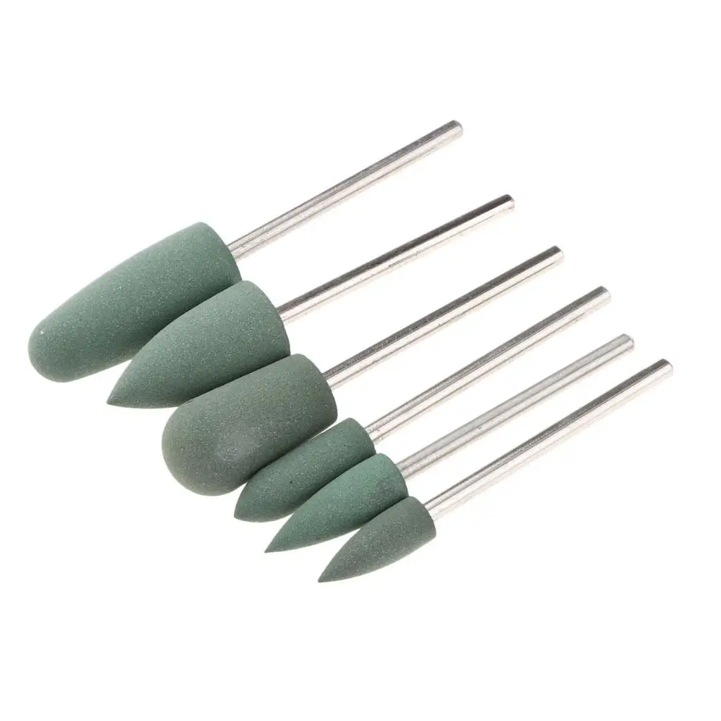 Nail Grinding Head Set Silicone Electric Manicure Tool for Nail Art Accessories and Home Salon Care