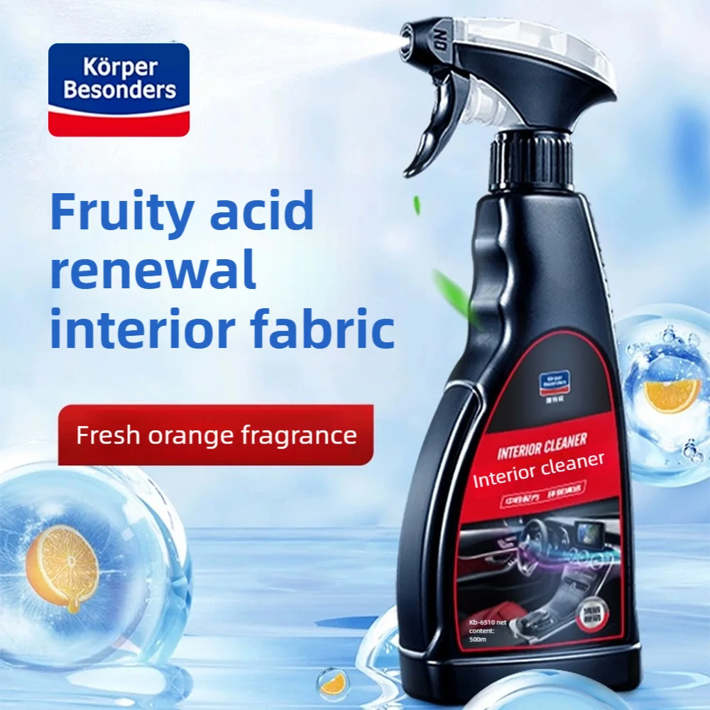 

500 мл жидкий очиститель салона автомобиля, средство для удаления пятен автомобиля, уход за салоном автомобиля, для домашнего использования