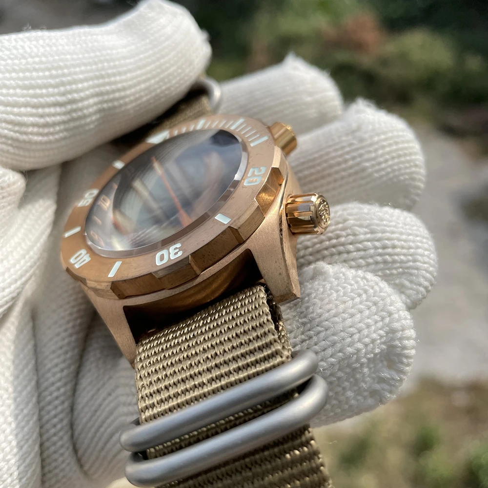 STEELDIVE Official SD1950S Japanese NH35 Novement CuSn8 Bronze Watch Artificially Synthesized Sapphire Waterproof Luxury Watch