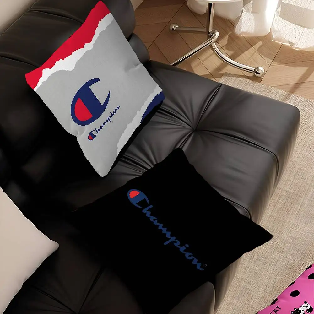 C-Champions L-League Logo Cushion Cover Polyester Sofa Cushions Decorative Throw Pillows Home Decoration Pillowcover
