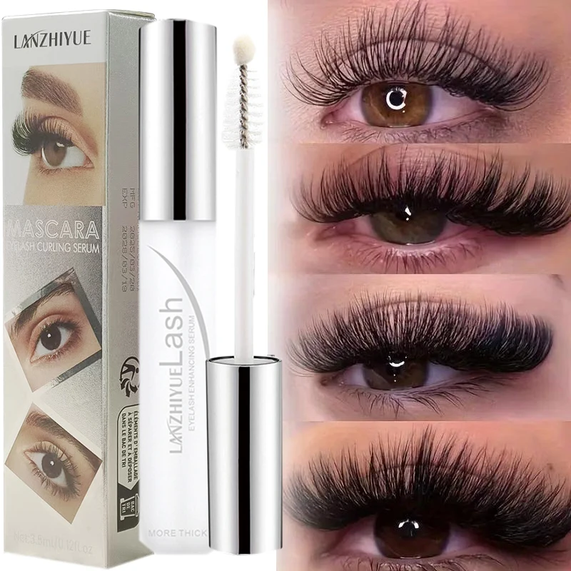 Siero per la crescita rapida delle ciglia, potenziatore naturale delle sopracciglia delle ciglia, cosmetici per ciglia arricciate più spesse, prodotto per la crescita delle ciglia