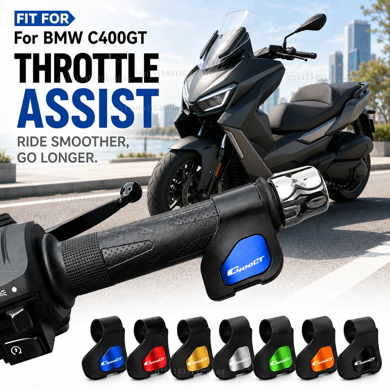 For BMW C400GT C 400GT C400 GT 2019-2022 Motorcycle Throttle Assistant Clip Labor Saver Acceleration Labor-saving Auxiliary Grip