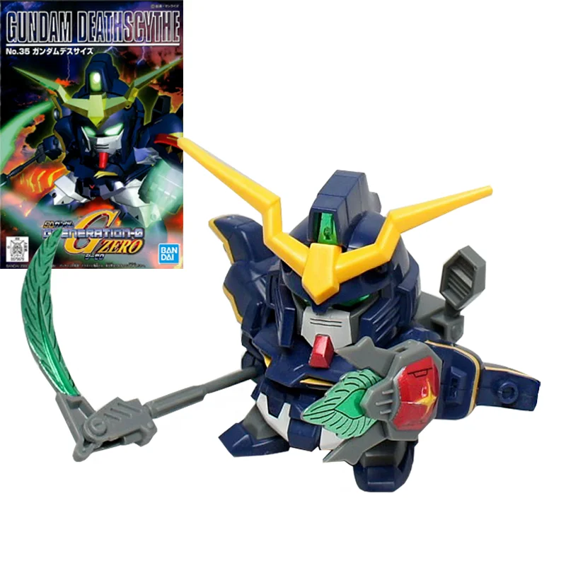 Original Genuine SD BB GG 35 Deathscythe XXXG-01D Gundam Gunpla Assembled Model Kit Action Anime Figure Mobile Suit For Children