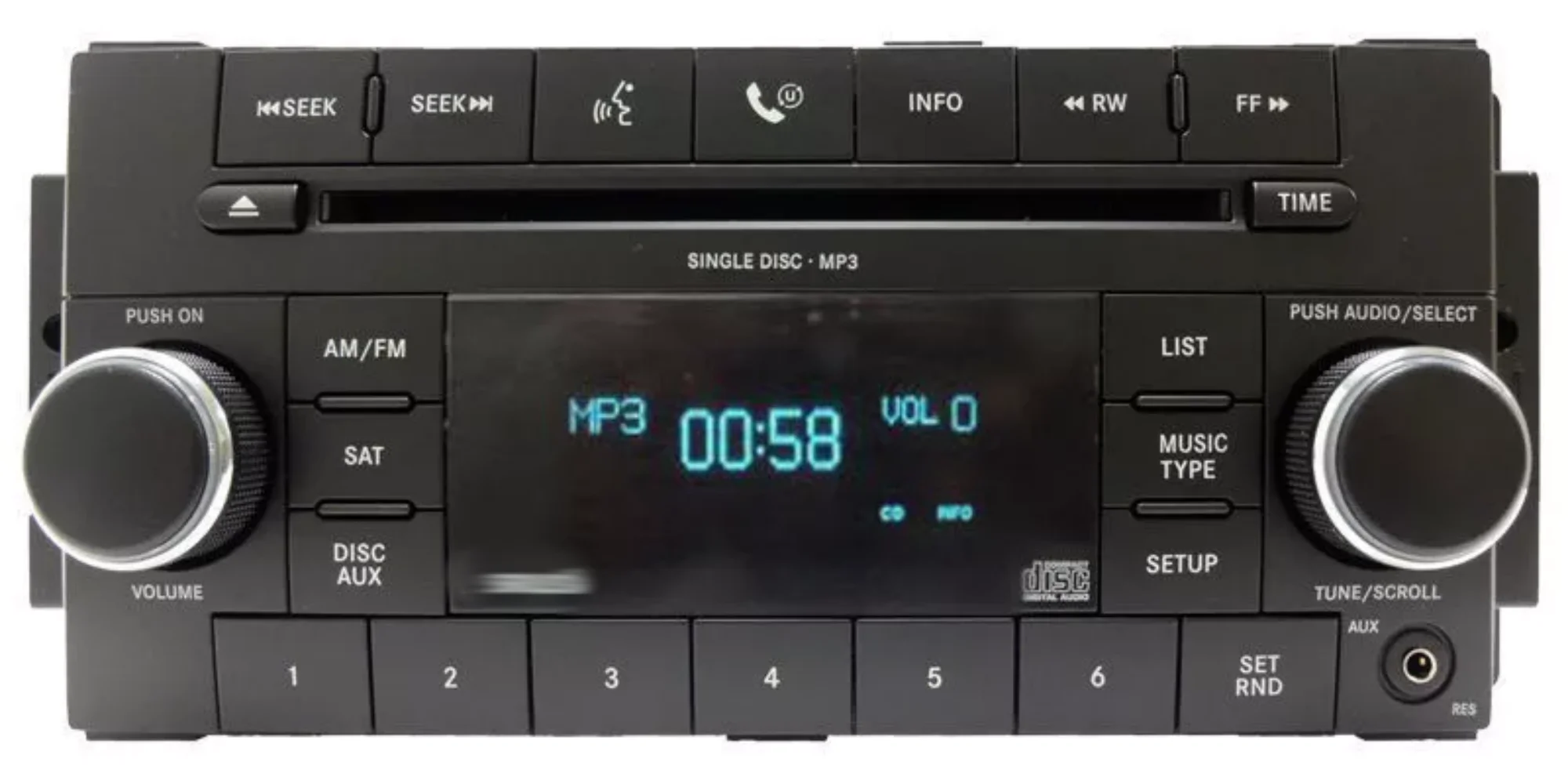 

FM-радио стерео MP3 для CHRYSLER DODGE JEEP AM CD-плеер RES Sirius Uconnect OEM