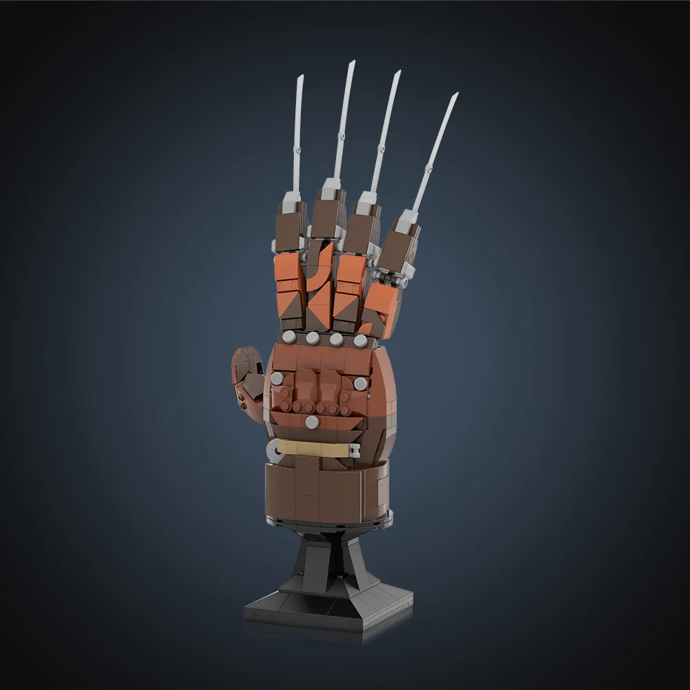 MOC Un Incubo su Elm Street Lama Guanti Mattoni Modello Horror Killer Elm Street Building Blocks Giocattoli di Montaggio Regali di Halloween