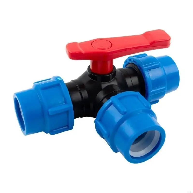 Valvole a 3 multiuso per tubi plastica robusti e tubo da giardino 32 mm a0kf