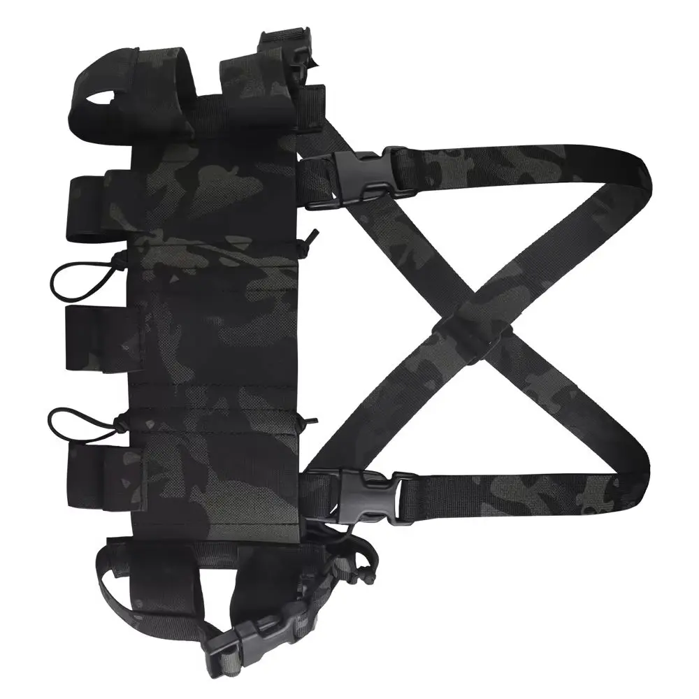 NEW Outdoor WG Minimalistic Multi-Mission Chest Rig,X-shaped ShoulderSstrap,External Equipment,Convenient Buckle Storage Tools