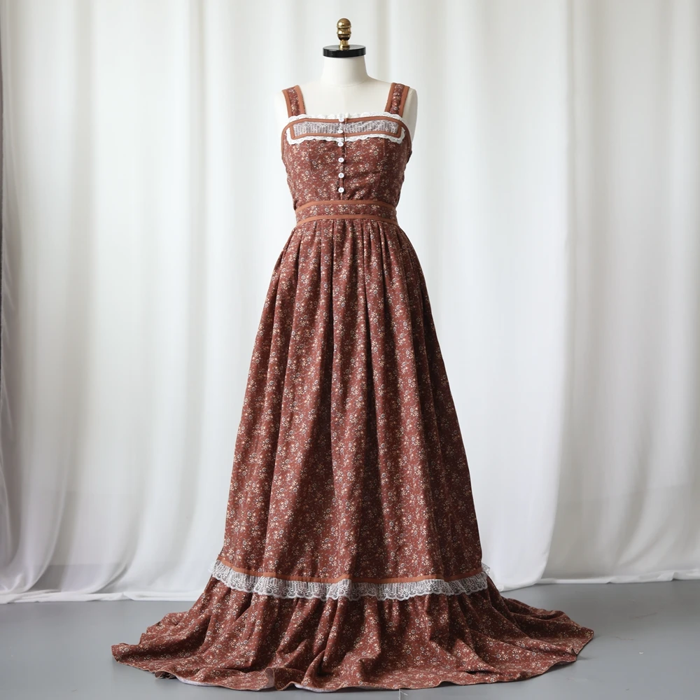 

Elegant Vintage Floral Maternity Maxi Dress Empire Waist Strapless Pregnancy Photoshoot Gown Baby Shower Outfit for Women