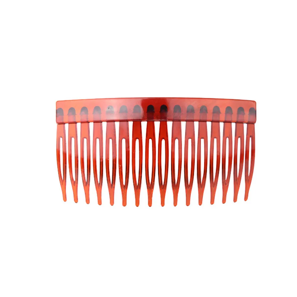 20Pcs 16 Tooth Plastic Hair Comb Side Inserted Hairpin for Women Elegant Styling Gift DIY Craft Hair Decoration Shopping