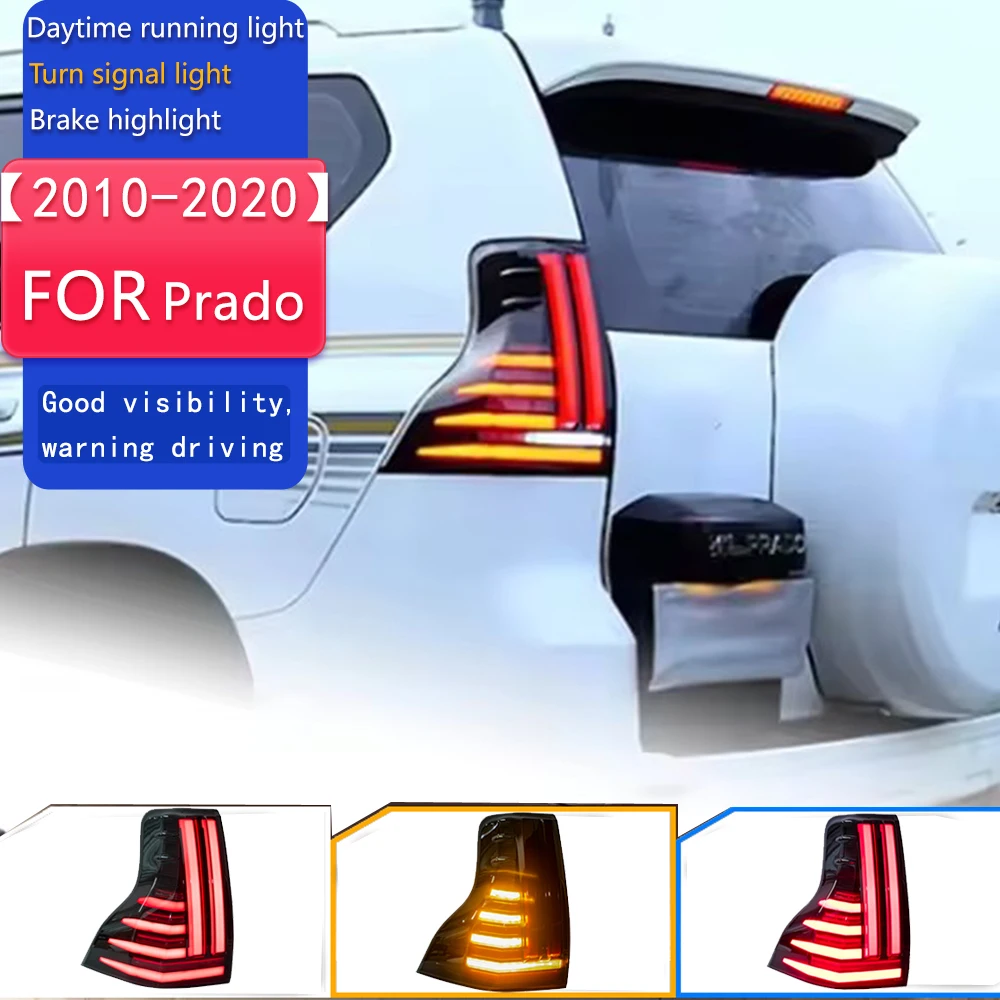 

Стайлинг автомобиля задний фонарь для Prado 2700 4000 задние фонари 2010-2020 TX GX светодиодный задний фонарь GX460 DRL сигнальные автоаксессуары
