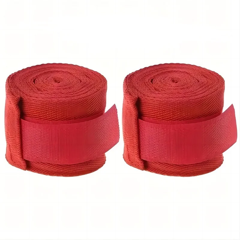 2 Stück 2,5 oder 5M Boxbandagen aus Baumwolle, Sportbandagen für Sanda, Kickboxen, MMA, Handschuhwickel, Gürtel, Boxsport-Bandage – Detail 3