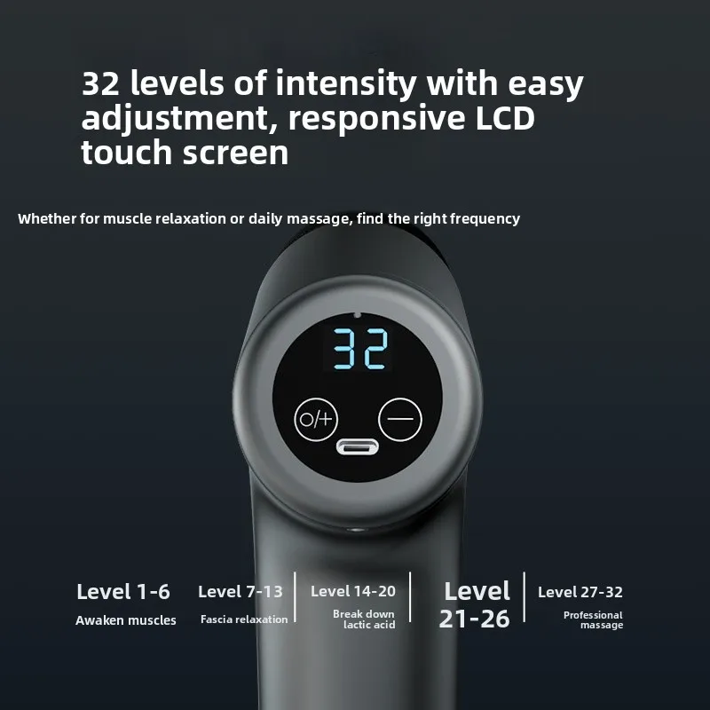 

Portable Muscle Relaxation Massager Fascia Gun Lightweight Fitn Equipment for Sports Yoga Enthusiasts