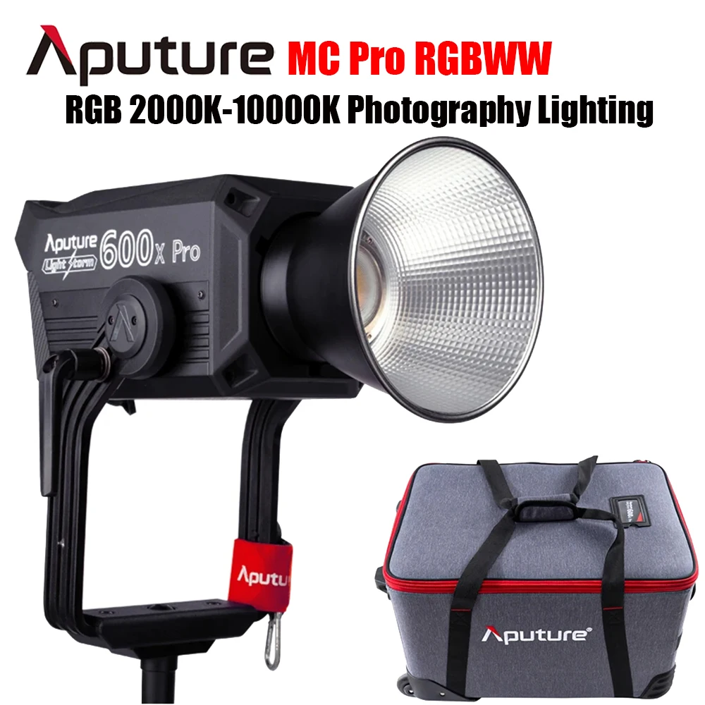 

Aputure LS 600x Pro LED COB Video Light 600W 2700K-6500K Bi-color Waterproof for Camera Photography Interview Studio Lamp