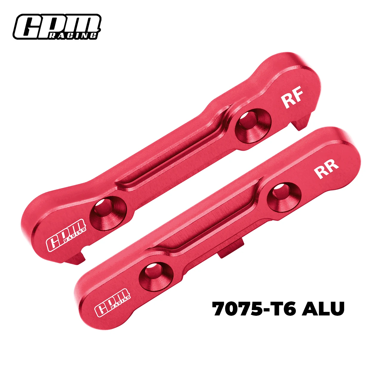 GPM LOSI 8IGHT-X Lasernut 8XE 8XTE LOS04020.LOS04020 Fo 7075 Soporte de suspensión inferior trasera de aleación