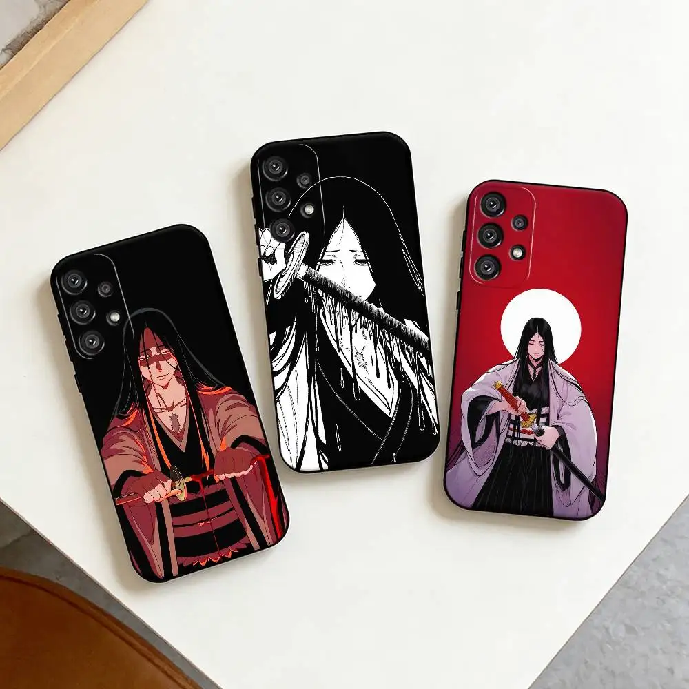 R-Retsu Unohana B-Bleachs   Phone Case For Samsung S25,S24,S21,S22,S23,S30,Ultra,S20,Plus,Fe,Note,10,9,5G Black Cover