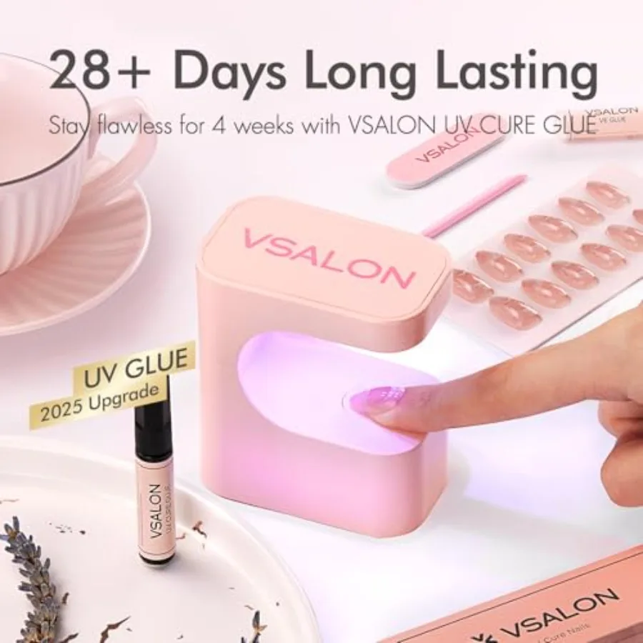 Unghie corte a forma di mandorla color oro nudo luccicanti e scintillanti per l'uso quotidiano e occasioni speciali Unghie finte in gel morbido riutilizzabili w