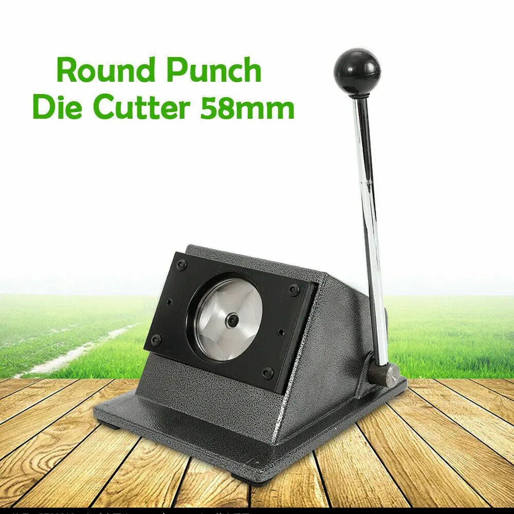 مجموعة قوالب ثقب دائري 70 مم (2.75 بوصة) - قاطعة يدوية للورق والبطاقات والأزرار |   أداة حرفية ذاتية الصنع