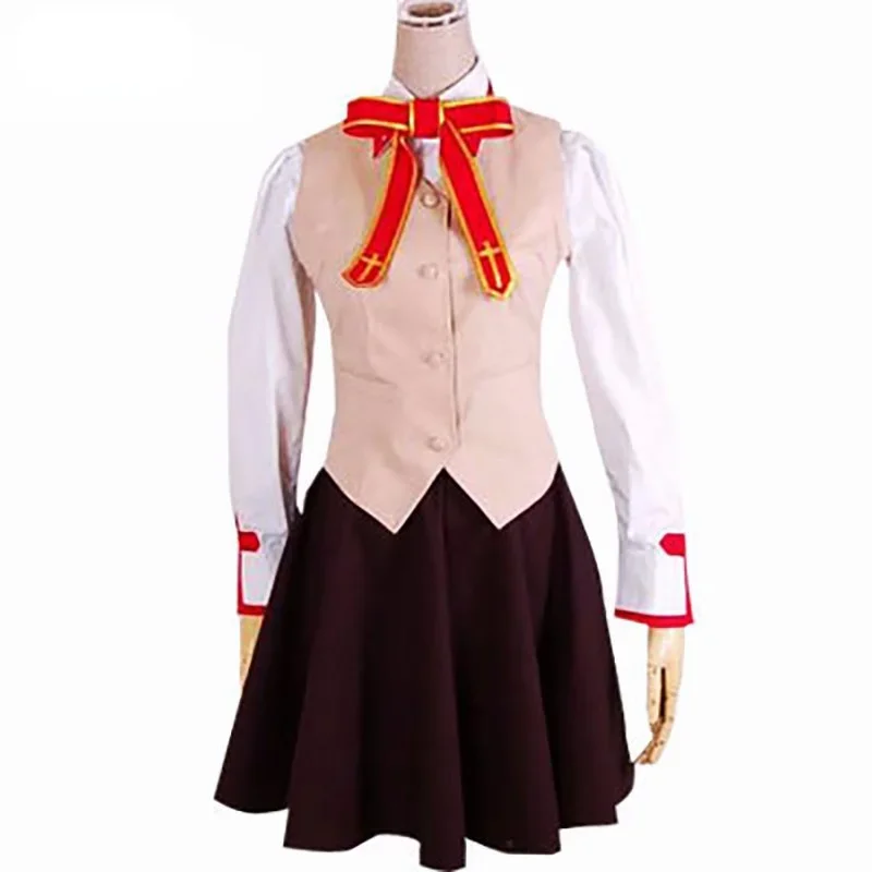 Anime Fate Stay Night Tosaka Rin Halloween School Uniform Cosplay Costumes