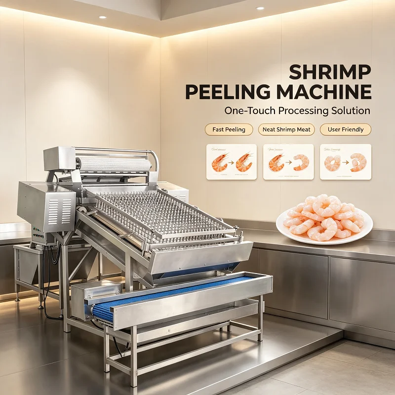 User Friendly Shrimp Shelling Equipment Automatic Peeler Machine for Seafood Processing Business