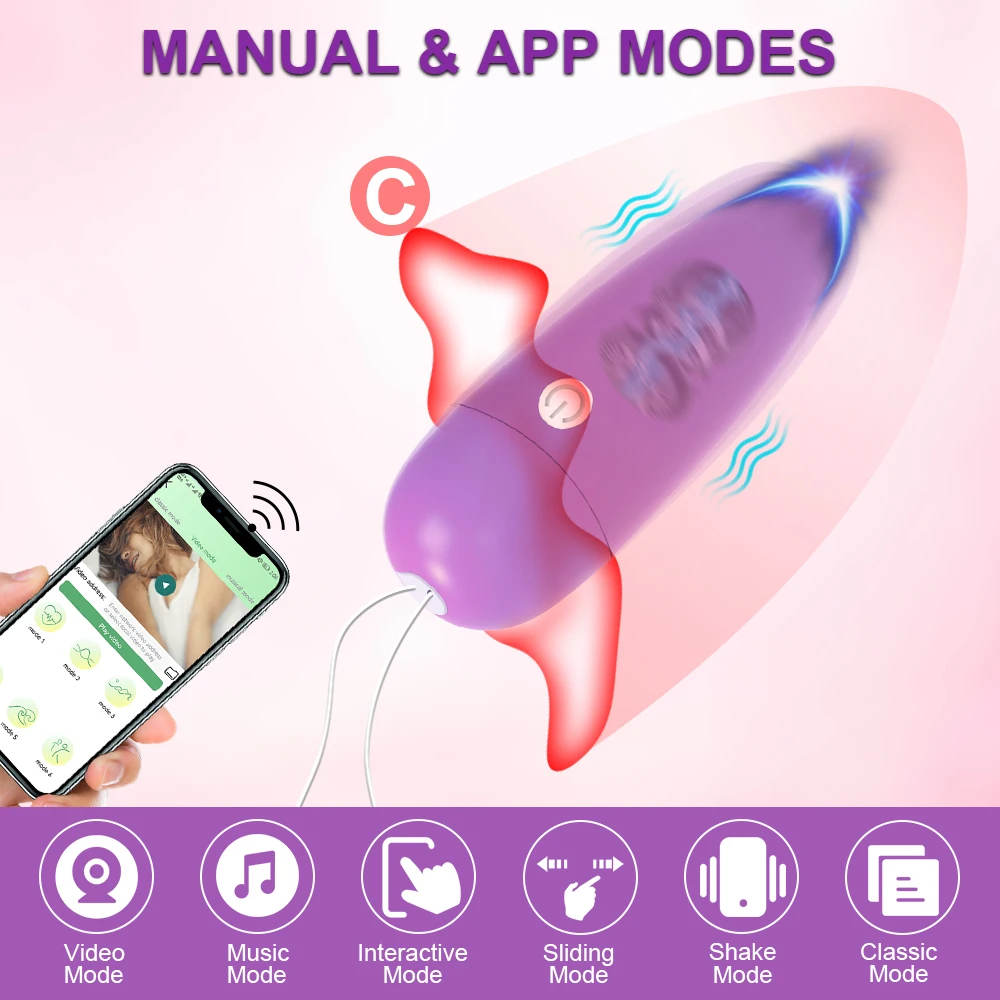 Bluetooth App Mini Bullet Vibrator for Women Clit Stimulator Wireless Remote Pantie Vibrating Love Egg Female Sex Toy for Adults