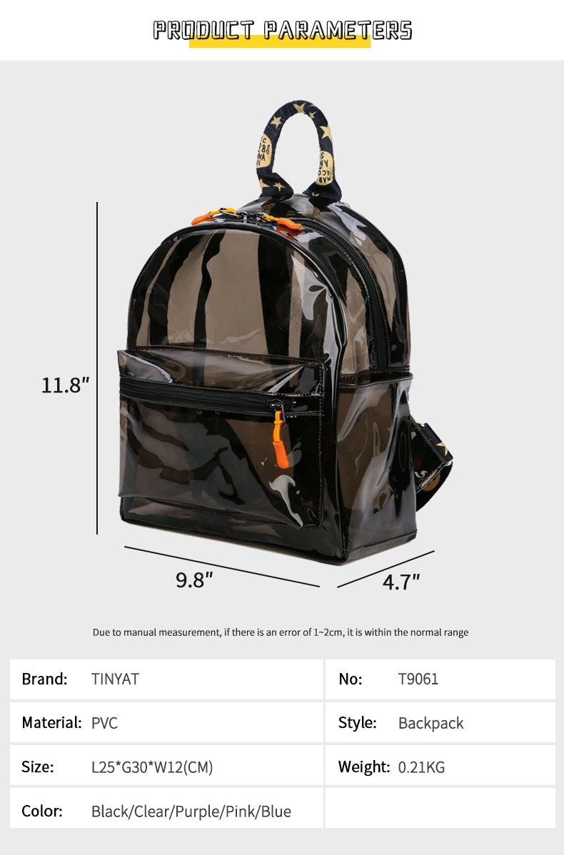TINYAT Modischer Rucksack für Damen und Mädchen, wasserdichter Schulrucksack, große Kapazität, Reiserucksack, weiblich, lässig, Lavendel-Tagesrucksack – Detail 2
