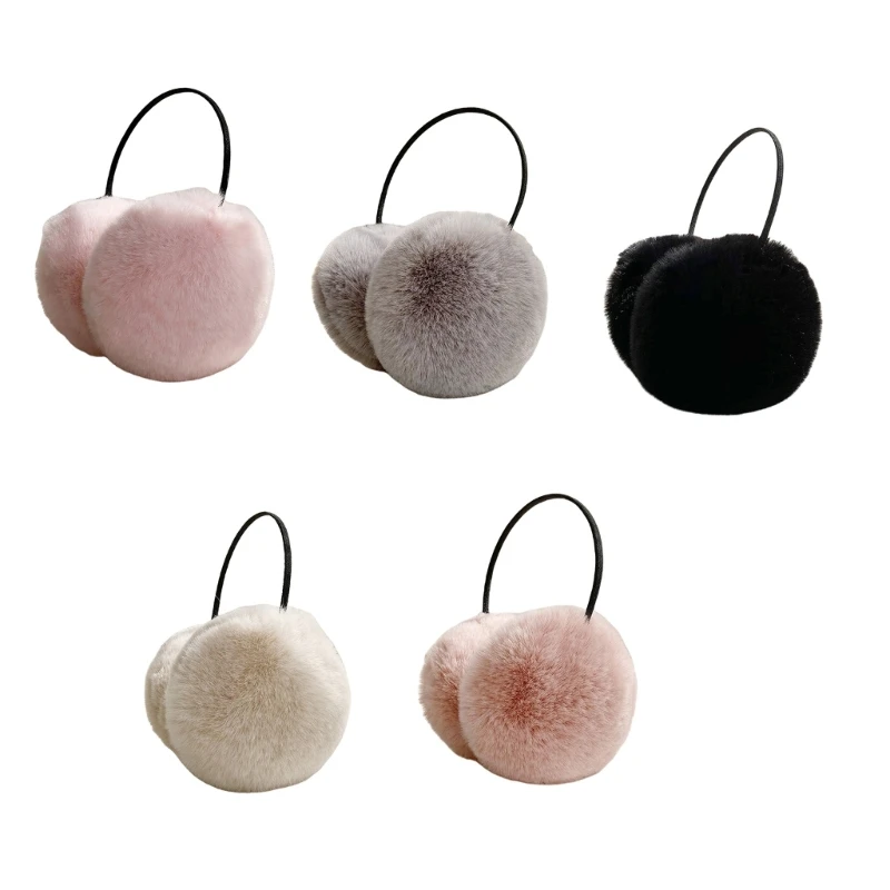 

Thick Faux Mink Furs Ear Muffs for Teens Girl Comfortable and Windproof Ear Warmer for Outdoor Winter Activity Dropship