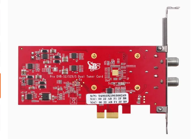 لبطاقة الاستقبال TBS6903-X موالف DVB-S2X Stid135 IPTV بطاقة التلفزيون بيانات الكمبيوتر NIC #3