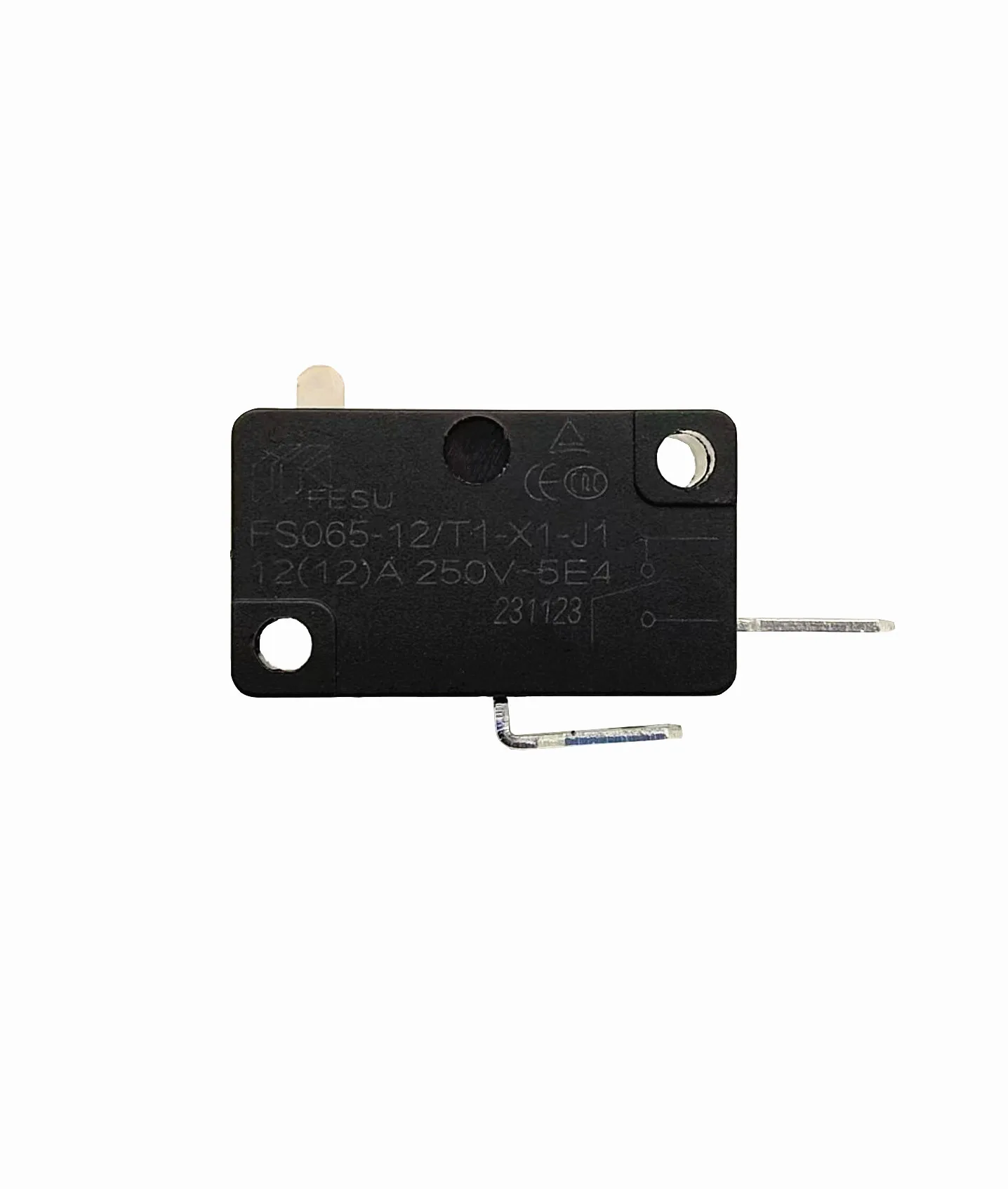 15A 250VAC micro switch with lever CE approval low operating force kw3 oz micro switch