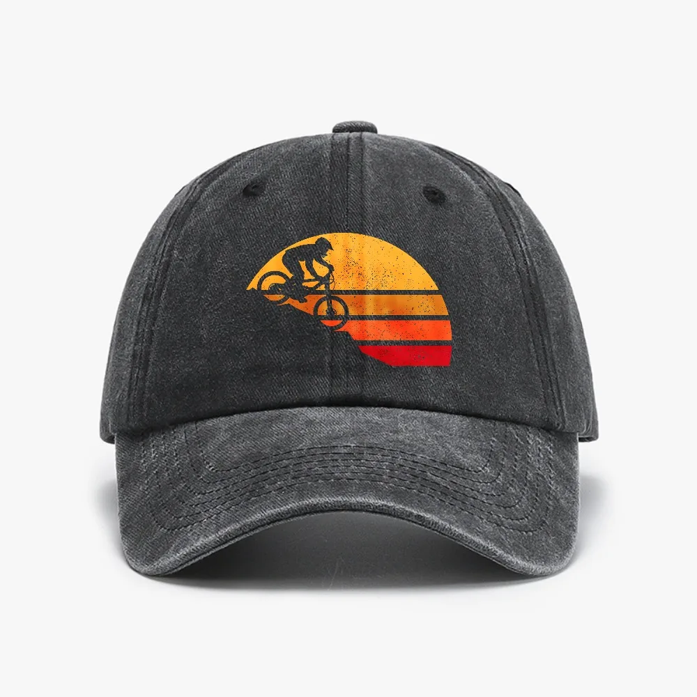 

Vintage Downhill Mount MTB Outdoor sunhat cool Distressed Washed Baseball Cap