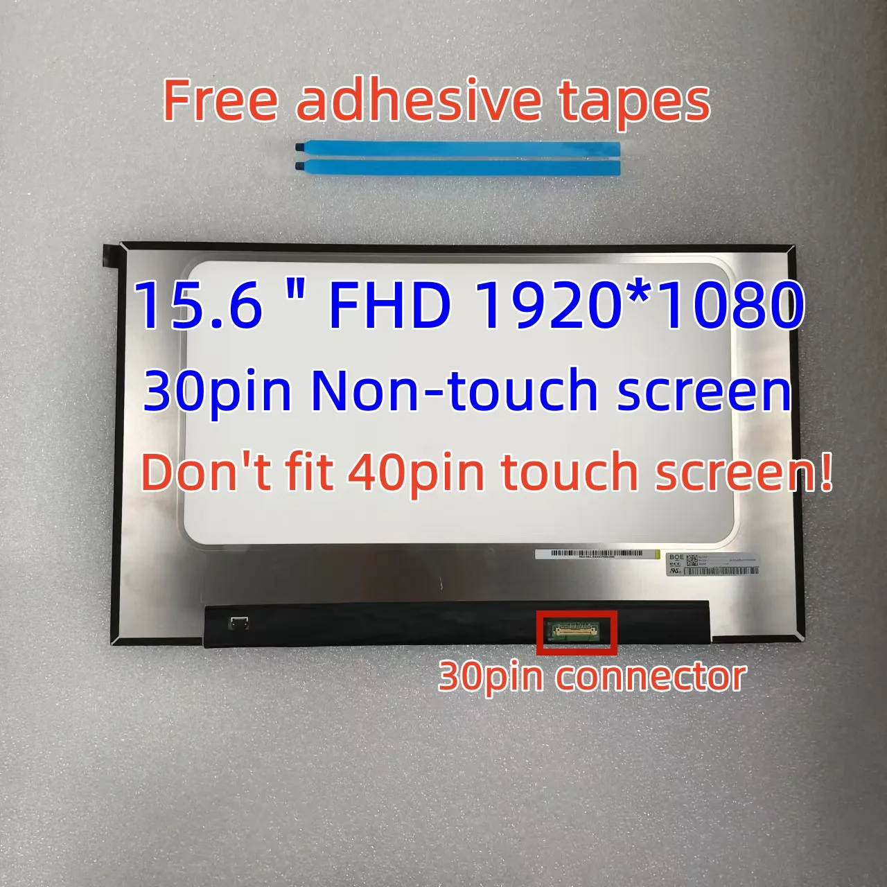 Fit For Dell Inspiron 15 5584 5510 Non Touch Screen LCD Display NV156FHM N4H N4T N156HCA E5A E5B NV156FHM N63 N52 B156HAN02.5