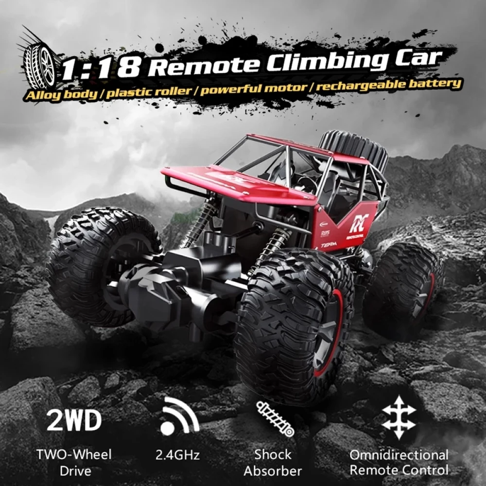 

Rc Cars 1:18 Remote Control Car 2.4Ghz Off-Road Trucks Toys for Boys Rc Drift Car Radio Control Climbing Car Childern Gift